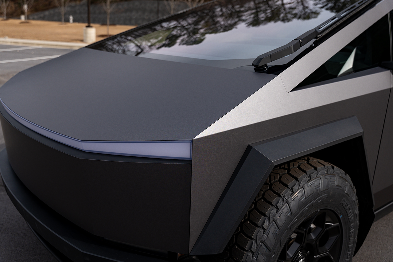 Tesla Cybertruck Matte Dark Gray (3M) - T Sportline DIY Wrap Kit 1707511772834