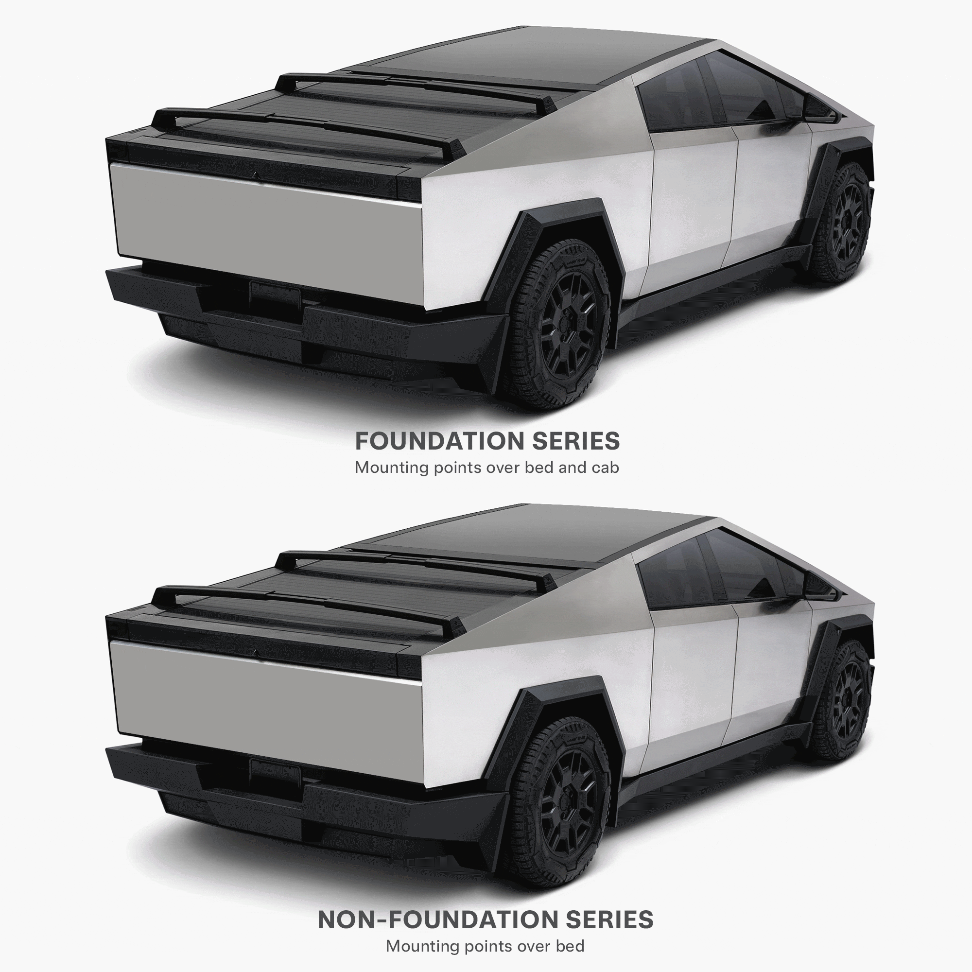 Tesla Cybertruck OEM Crossbars for Cybertruck now available. Reveals difference between Foundation & non-Foundation Series IMG_8165