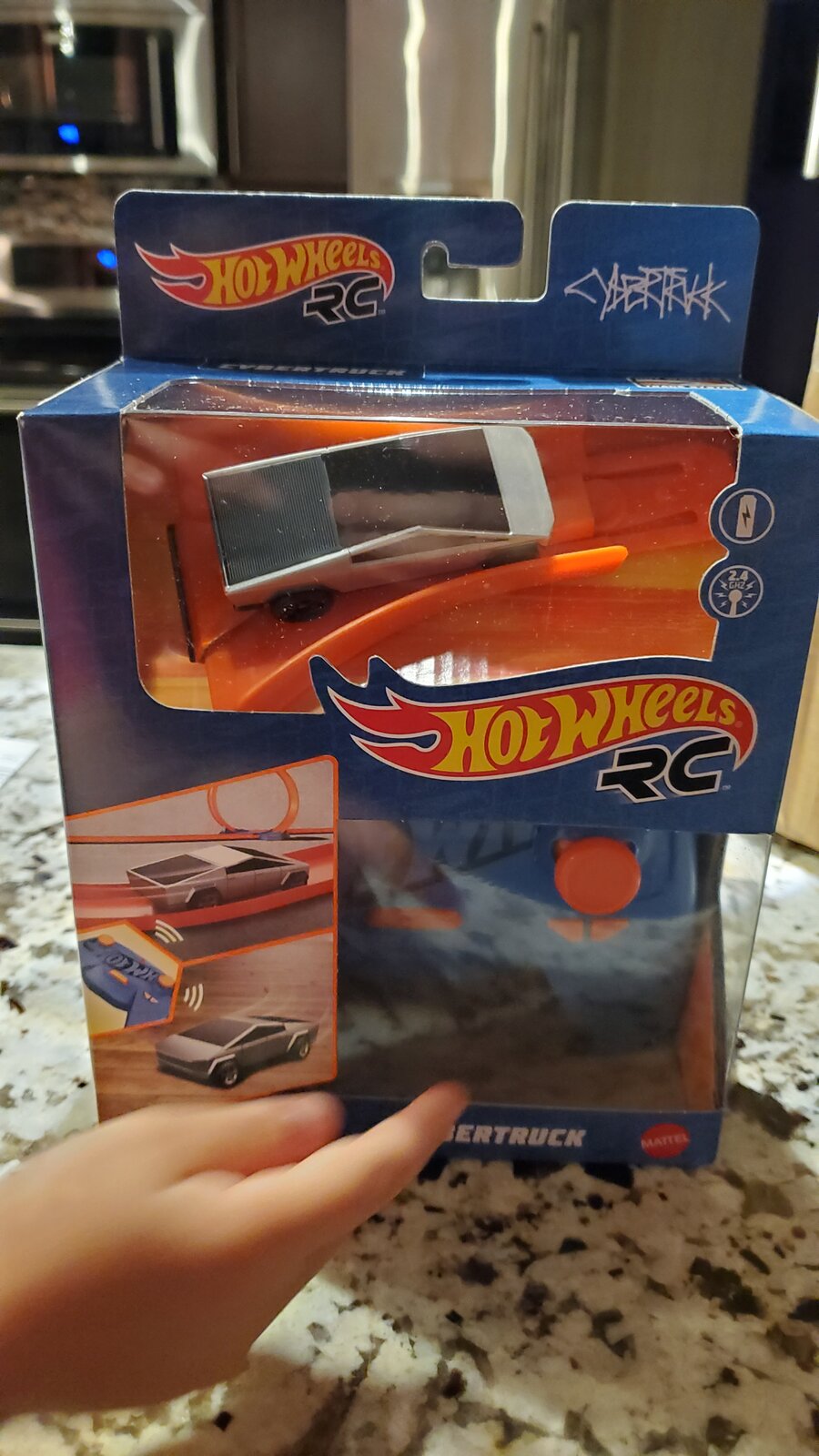 Tesla Cybertruck Hotwheels RC Cybertruck starts deliveries. Have you received yours? 20210327_215614