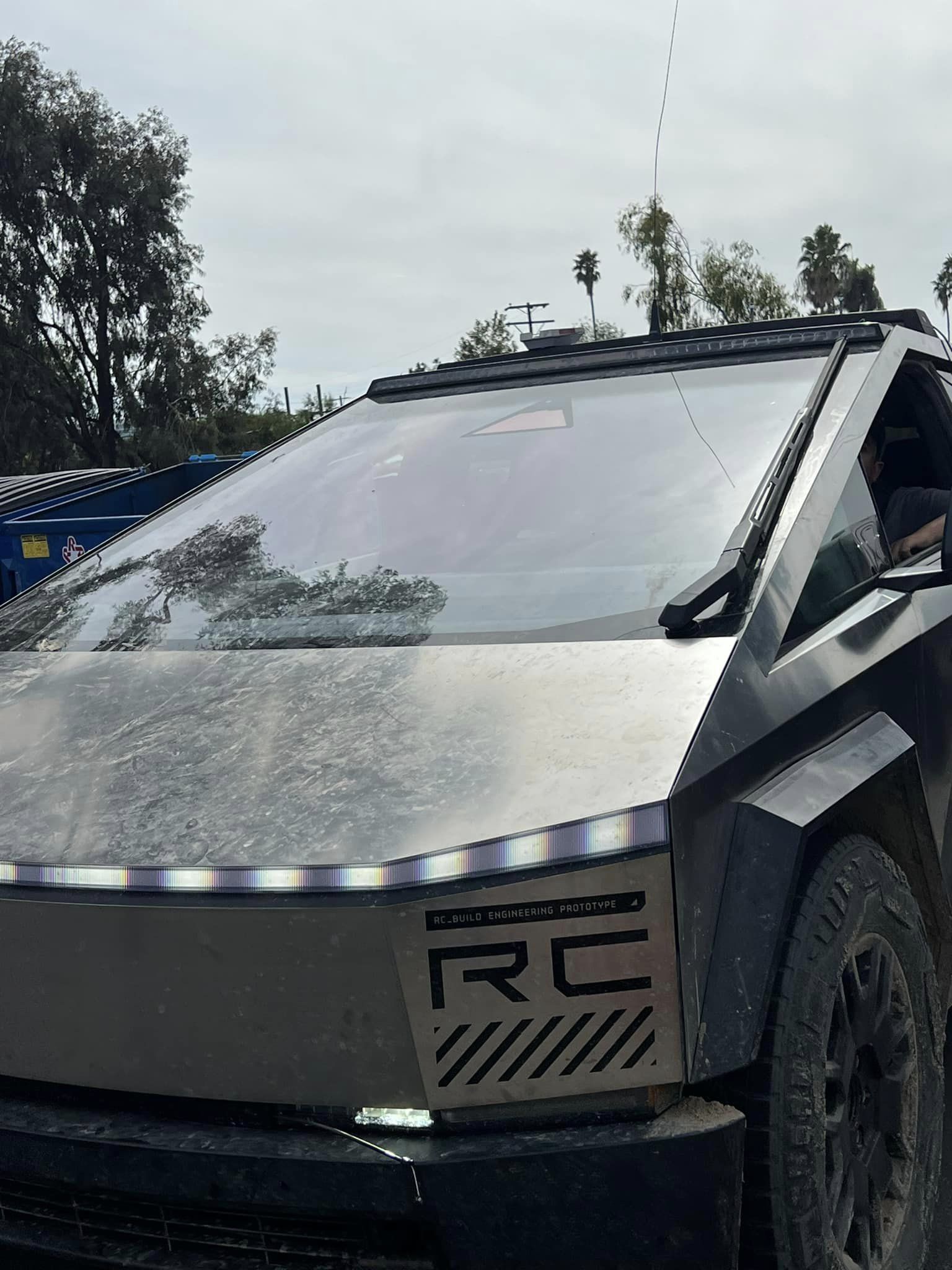 Tesla Cybertruck Baja Cybertruck returns to US. Parked for viewing in Orange County! 391587134_6759049364173060_5167685026971706468_n