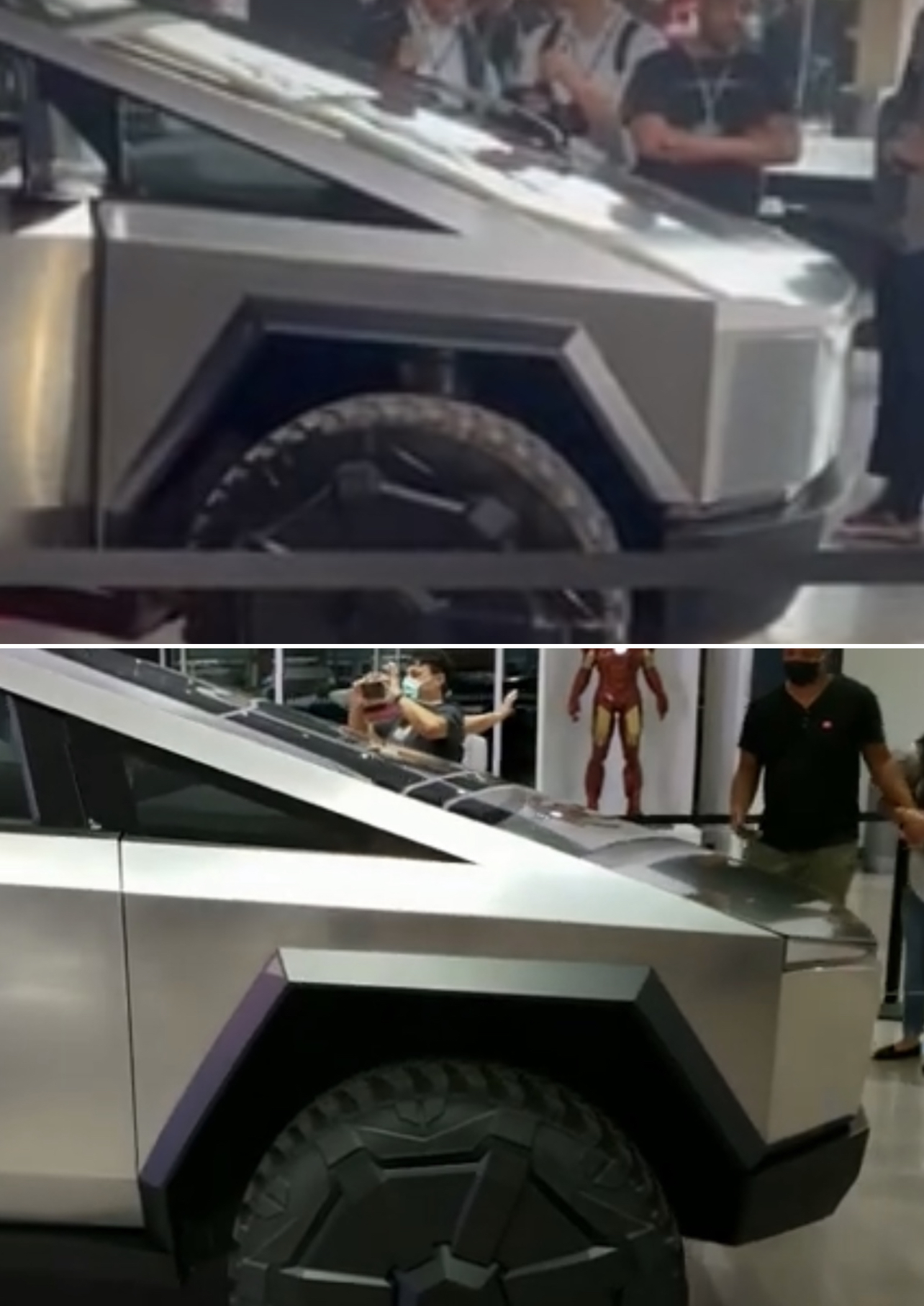 Tesla Cybertruck New leaked video! Many Cybertrucks production completed w/ new wheel design + finished frunks! 9C6E7E39-7760-43C3-A571-D26BF0CE6DD4