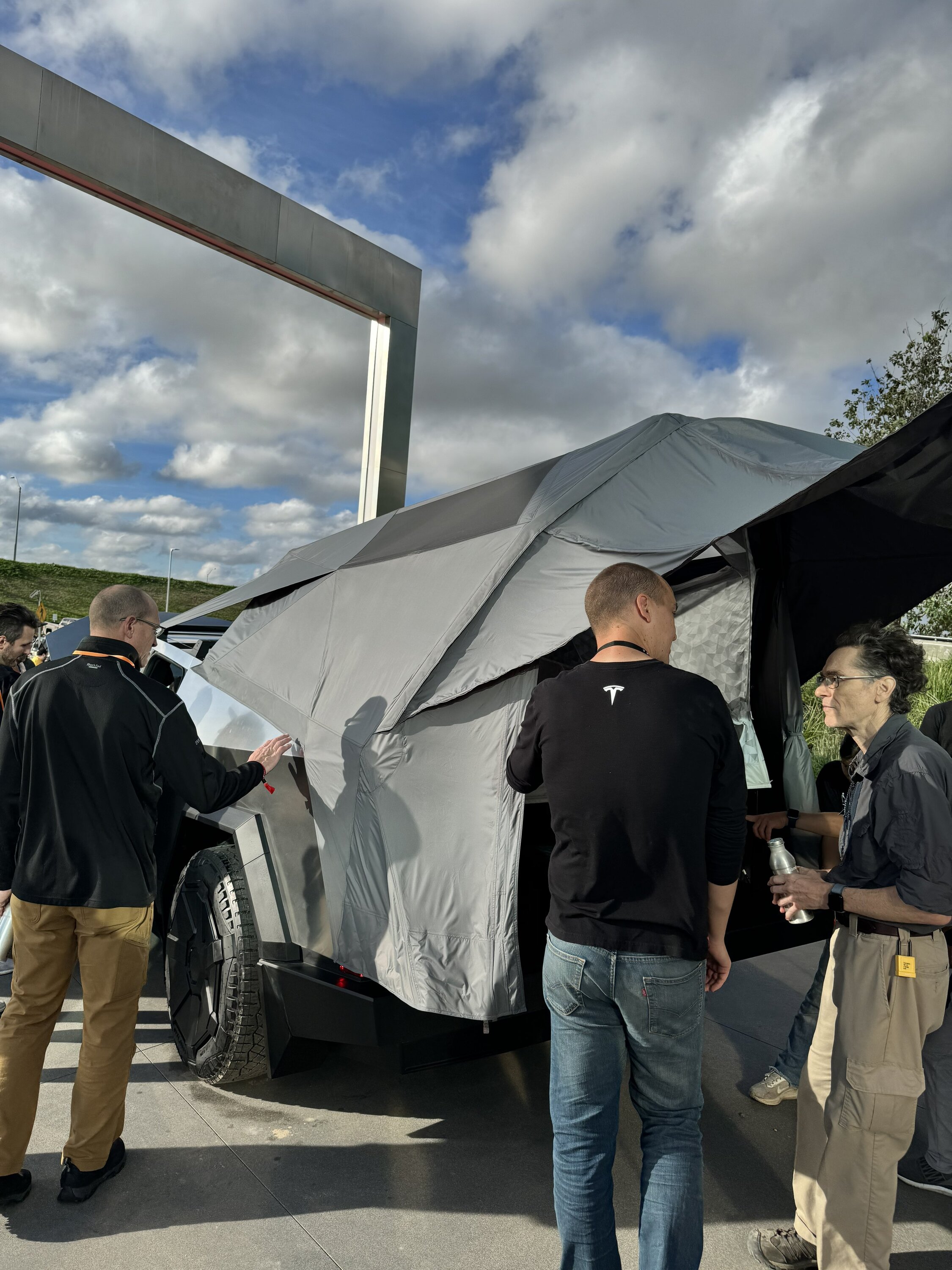 Tesla Cybertruck BaseCamp Bed Tent Cybertruck Official Accessory Priced at $2,975 BaseCamp bed tent Tesla Cybertruck 5
