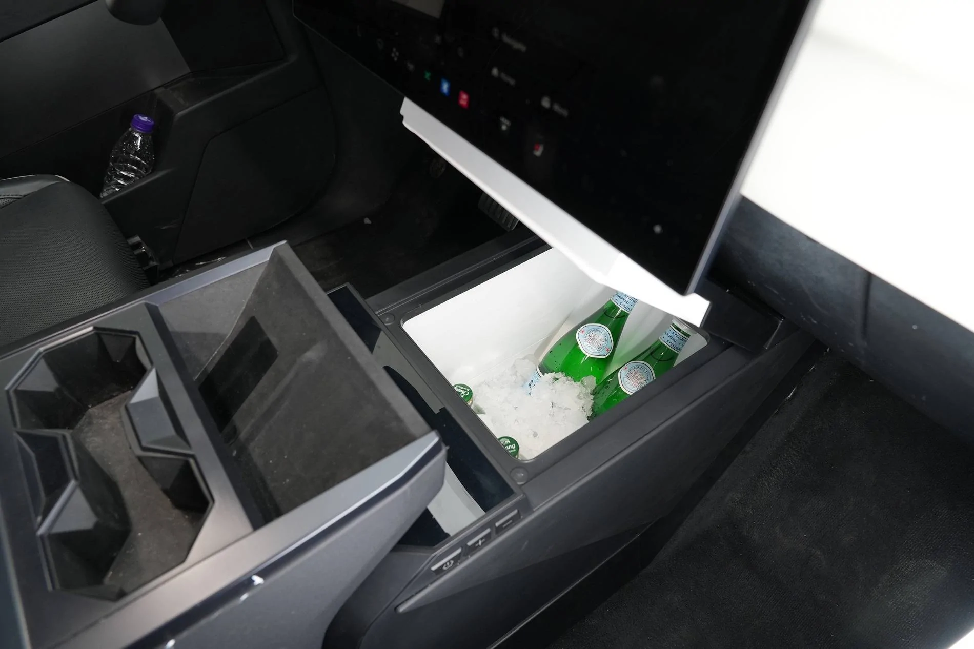 Tesla Cybertruck Cybertruck Center Console Compressor Cooler Installed! {filename}