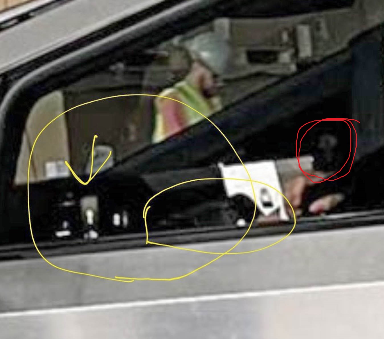 Tesla Cybertruck Instrument Cluster Display + Auto Shift Out Of Park + Steering Yoke confirmed in new Cybertruck pics @ Giga Texas front-of-driver-auto-shift-out-of-park-feature-