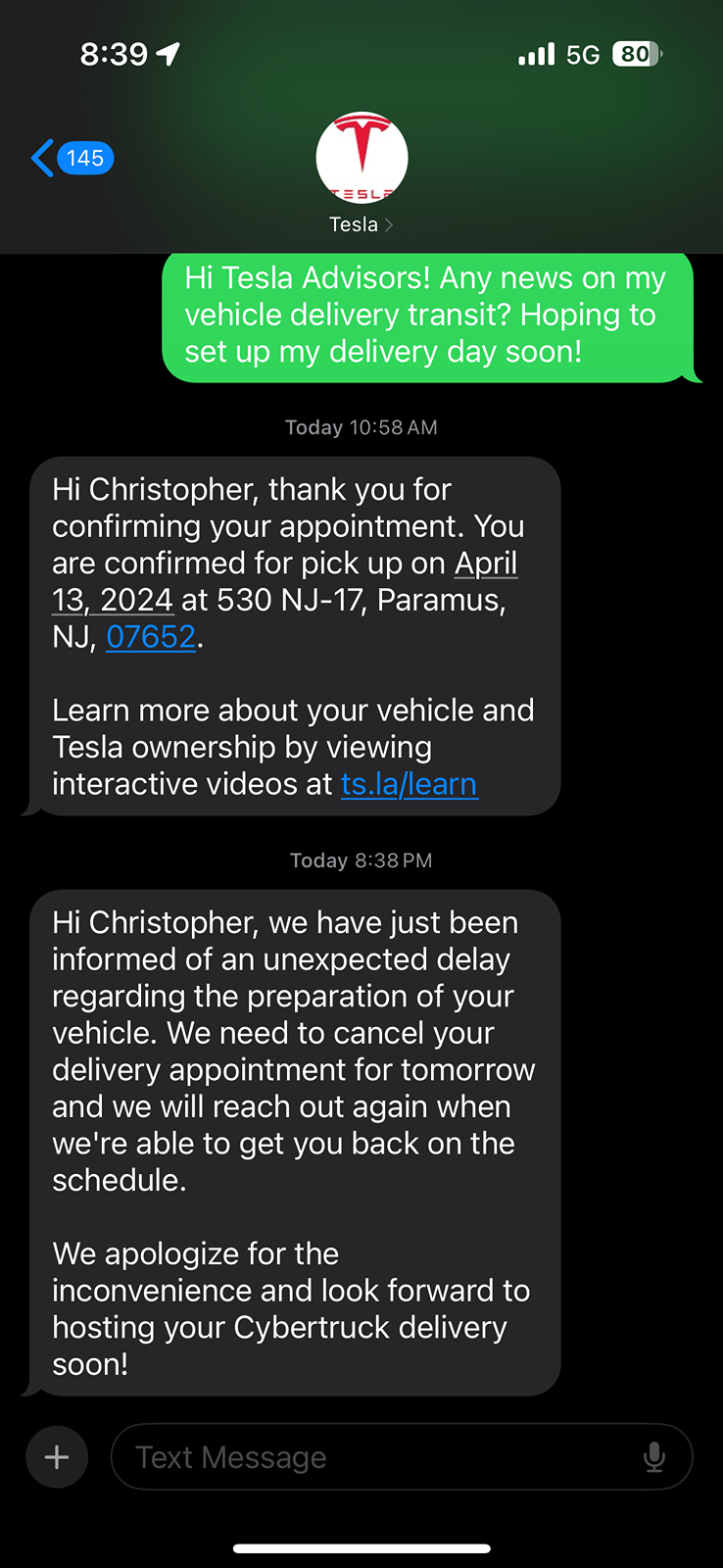 Tesla Cybertruck Vermont VIN has entered the chat IMG_1113
