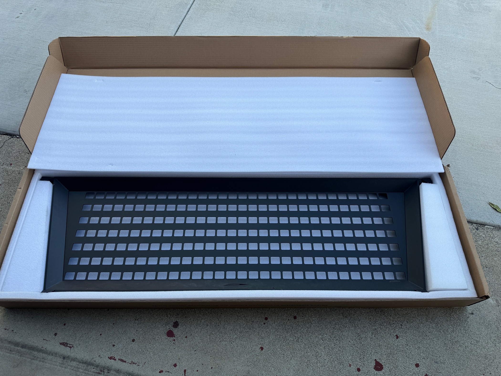 Tesla Cybertruck Fixed Vault Cargo Divider replacements being sent by Tesla IMG_1166.JPG