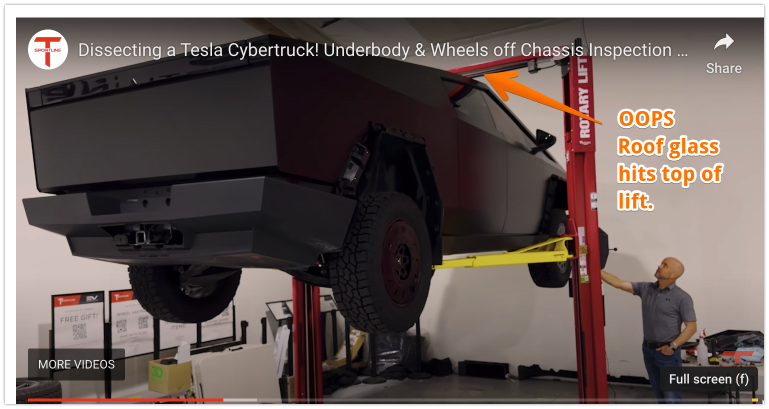 Tesla Cybertruck Dissecting a Cybertruck! Underbody, Chassis, Skid Plates Inspection & Walkthrough oops
