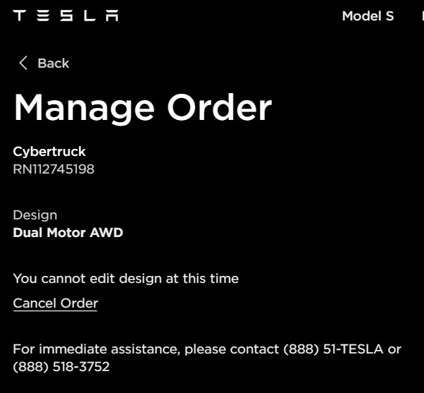 Tesla Cybertruck New updated Cybertruck order page! Screenshot 2023-06-25 114119