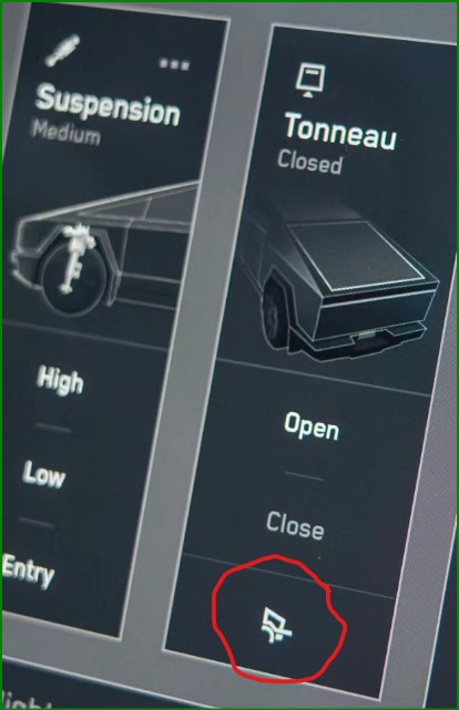 Tesla Cybertruck What does this button do? Screenshot 2023-11-27 085444