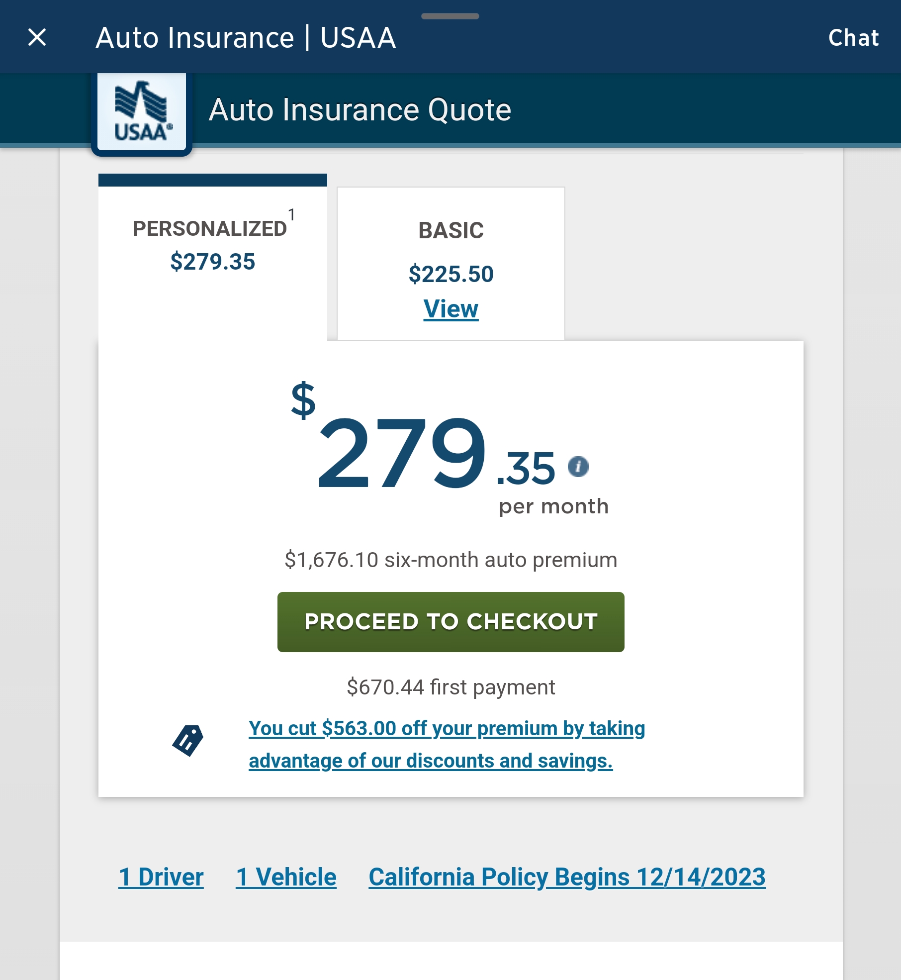 Tesla Cybertruck Insurance cost / quotes / premiums for Cybertruck -- what's yours? 💲 Screenshot_20231212_230502_USAA