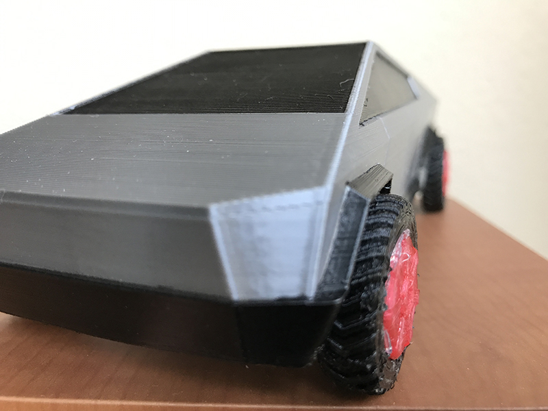 Tesla Cybertruck 3D Cybertruck model in various colors and sizes Tel trk tire sm