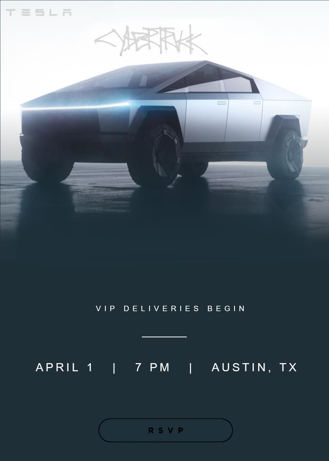Tesla Cybertruck Hoping for a Cybertruck update June 10 tesla-CyberTruck-delivery-event-invitation_VIP