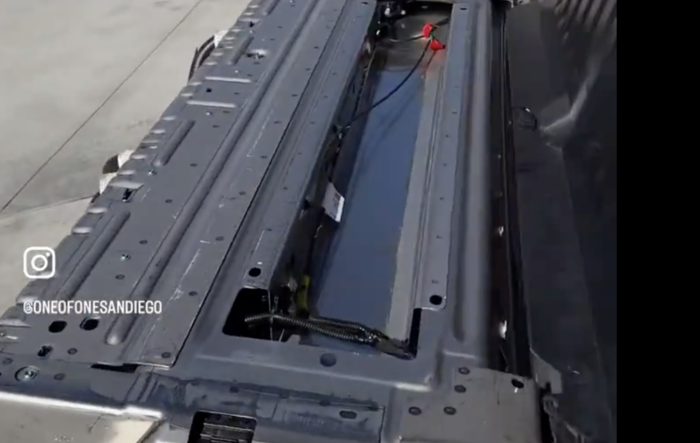 Removing everything plastic from a Cybertruck: Hidden tailgate accessory space?