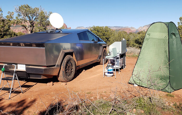 Took my Cybertruck on Sedona's Outlaw Trail for Offroading and Camping -- Photos & Lessons Learned