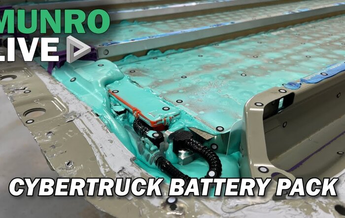 Video: Cybertruck Battery Pack Teardown by Sandy Munro Live