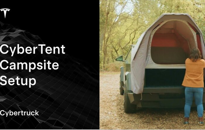 Basecamp renamed CyberTent. New setup video shows redesigned tonneau applique and CyberTent Auto-Level Mode