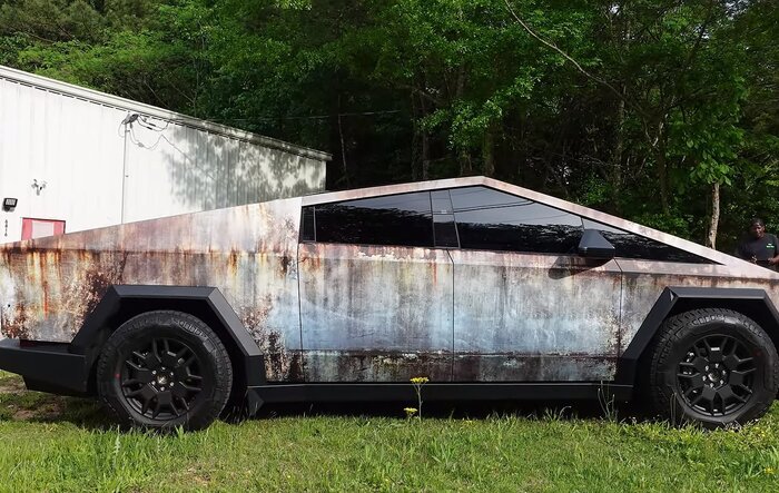 Rusted Out Cybertruck