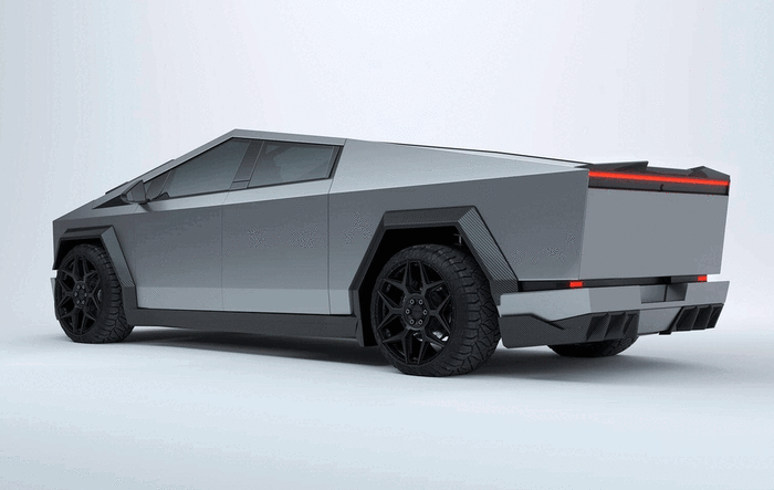 New: Carbon fiber body kit for Cybertruck by Renegade Design