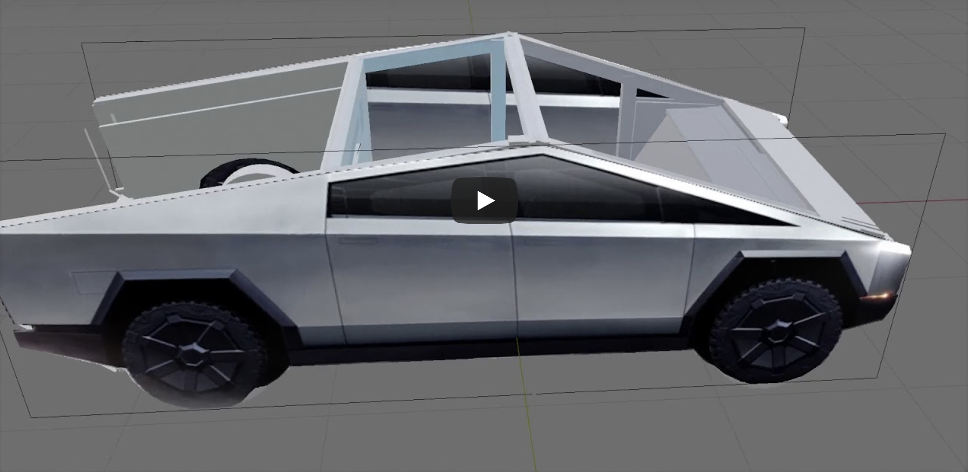 tesla cybertruck rc body