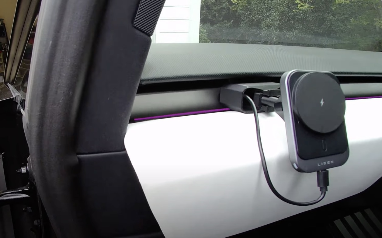 does the cybertruck have a cigarette lighter plug Is There an Outlet in Tesla TESMAG Cargo Bed Outlets